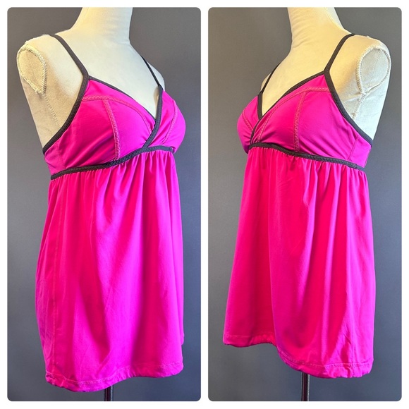Lululemon Rehearsal Tank Top Adjustable Straps Sz 8 Pink Ballet Workout - Picture 4 of 10